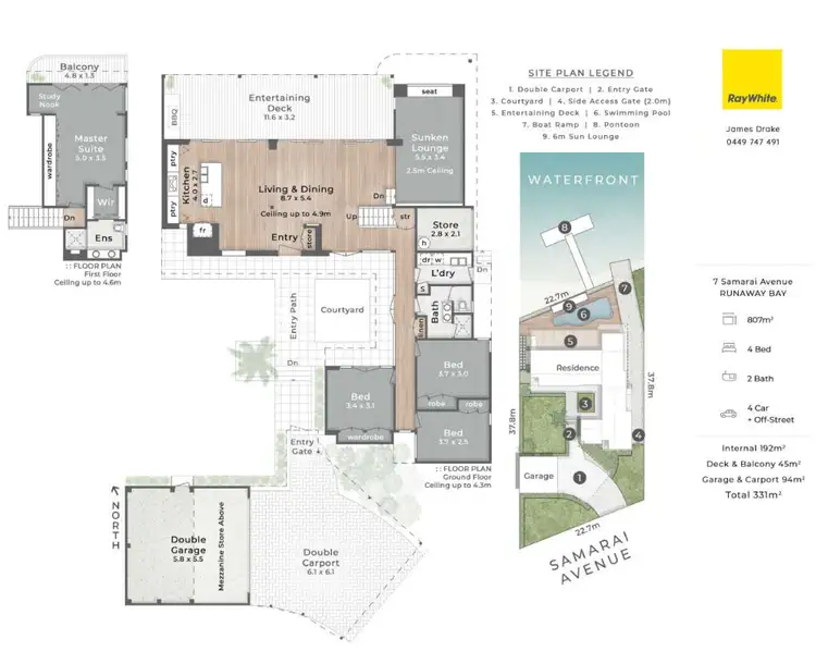 Floorplan of Homely house listing, 7 Samarai Avenue, Runaway Bay QLD 4216