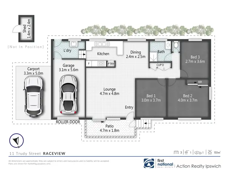 Floorplan of Homely house listing, 11 Trudy Street, Raceview QLD 4305
