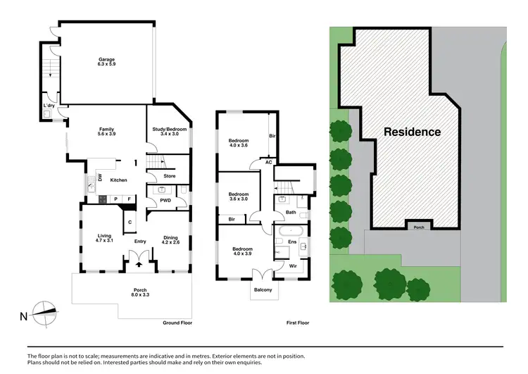Floorplan of Homely townhouse listing, 1/6 St Johns Wood Road, Mount Waverley VIC 3149