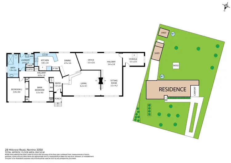 Floorplan of Homely house listing, 28 Hillcrest Road, Nerrina VIC 3350
