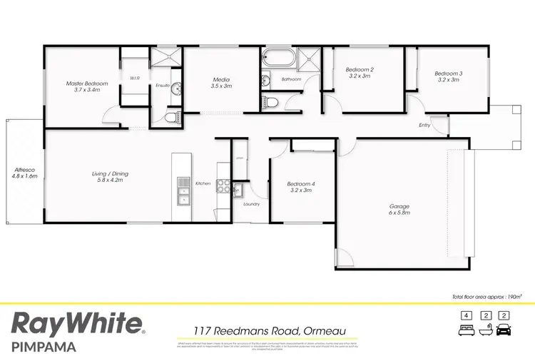 Floorplan of Homely house listing, 117 Reedmans Road, Ormeau QLD 4208