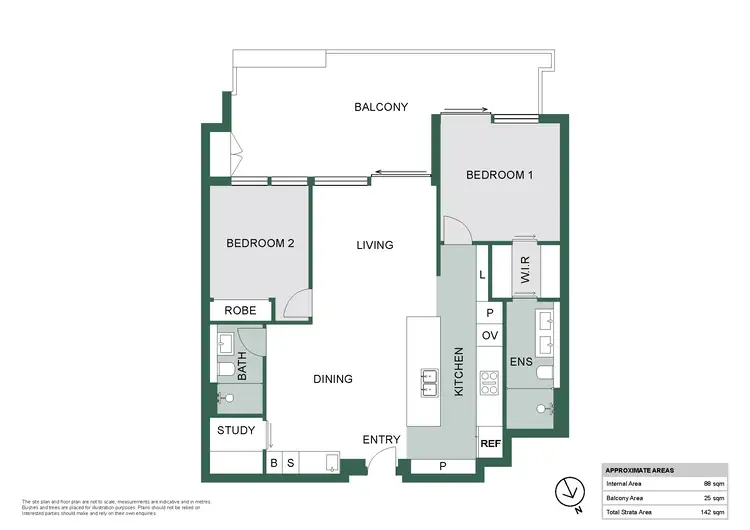 Floorplan of Homely apartment listing, 210/16 Tomlinson Boulevard, Floreat WA 6014