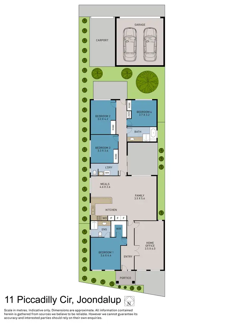 Floorplan of Homely house listing, 11 Piccadilly Circle, Joondalup WA 6027