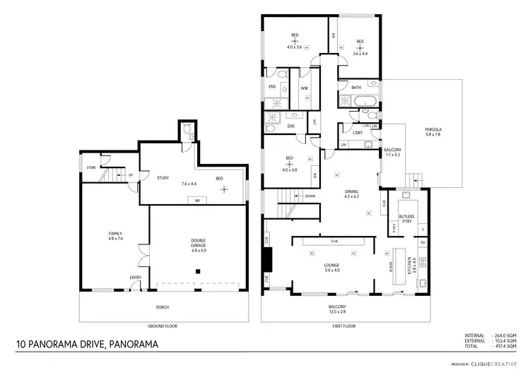 Floorplan of Homely house listing, 10 Panorama Drive, Panorama SA 5041