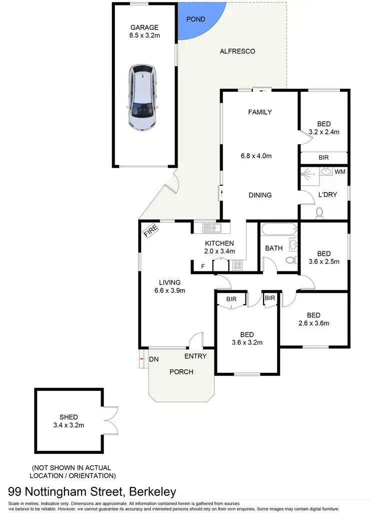 Floorplan of Homely house listing, 99 Nottingham Street, Berkeley NSW 2506