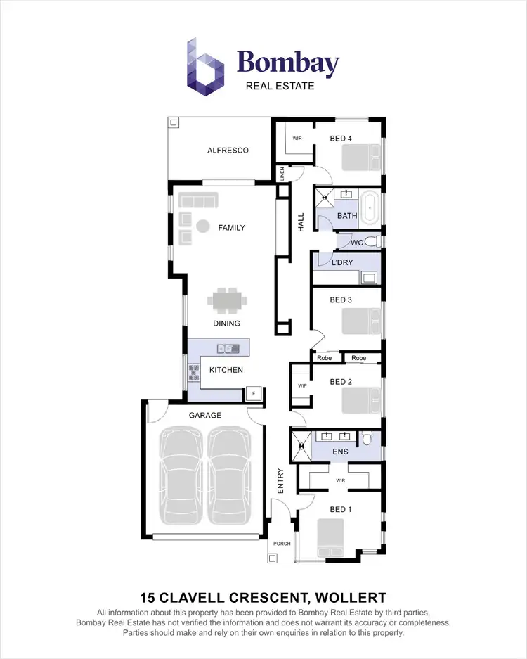Floorplan of Homely house listing, 15 Clavell Crescent, Wollert VIC 3750