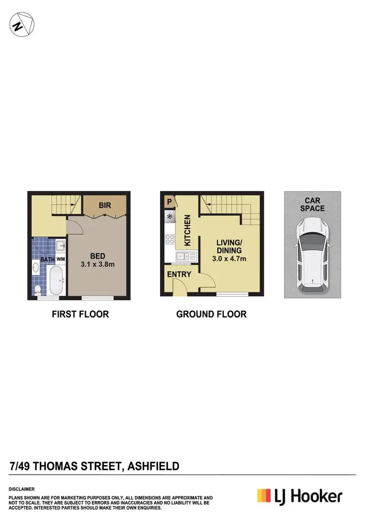 Floorplan of Homely apartment listing, 7/49 Thomas Street, Ashfield NSW 2131