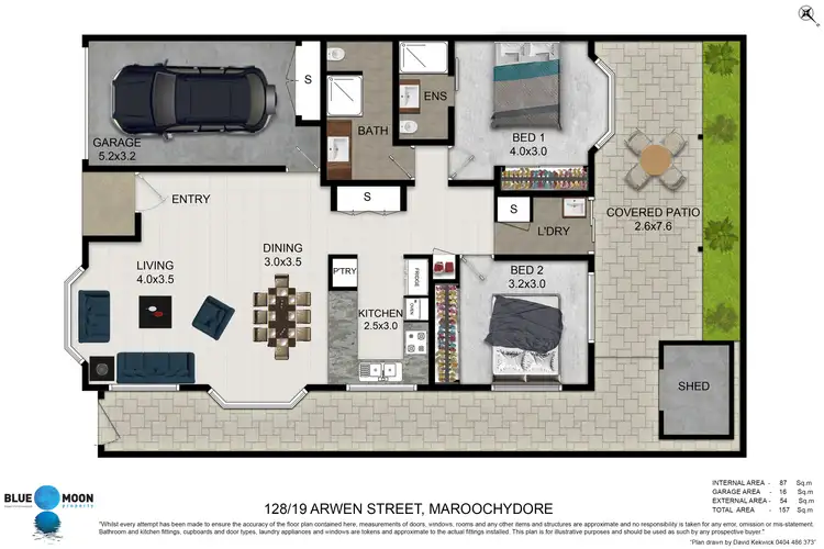Floorplan of Homely unit listing, 128/19 Arwen Street, Maroochydore QLD 4558