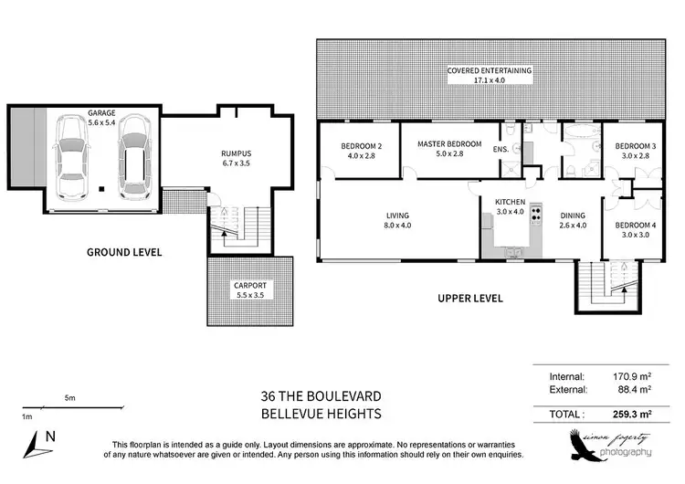 Floorplan of Homely house listing, 36 The Boulevard, Bellevue Heights SA 5050