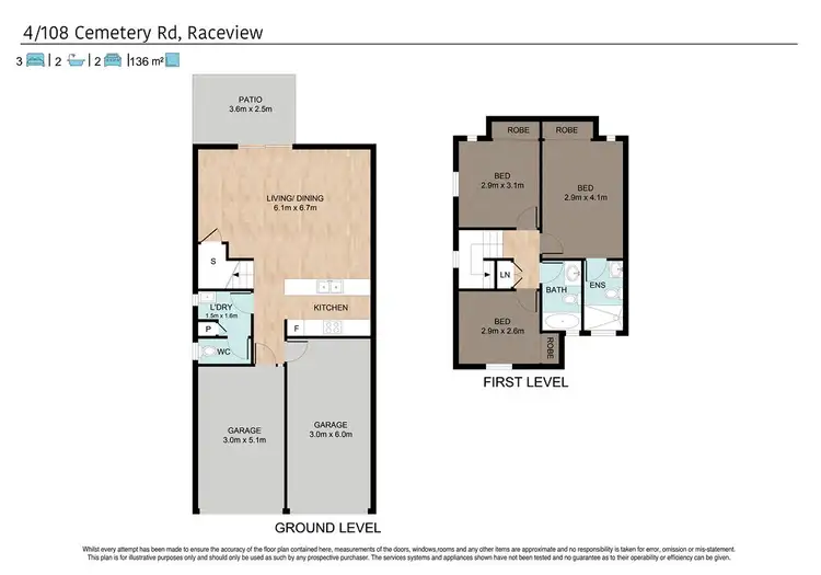 Floorplan of Homely townhouse listing, 4/108 Cemetery Road, Raceview QLD 4305