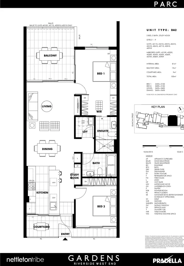 Floorplan of Homely apartment listing, 40110/50 Duncan Street, West End QLD 4101