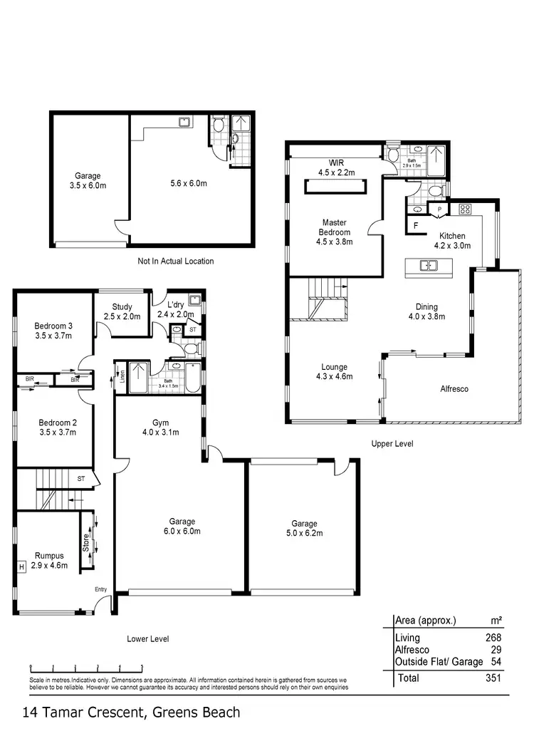Floorplan of Homely house listing, 14 Tamar Crescent, Greens Beach TAS 7270