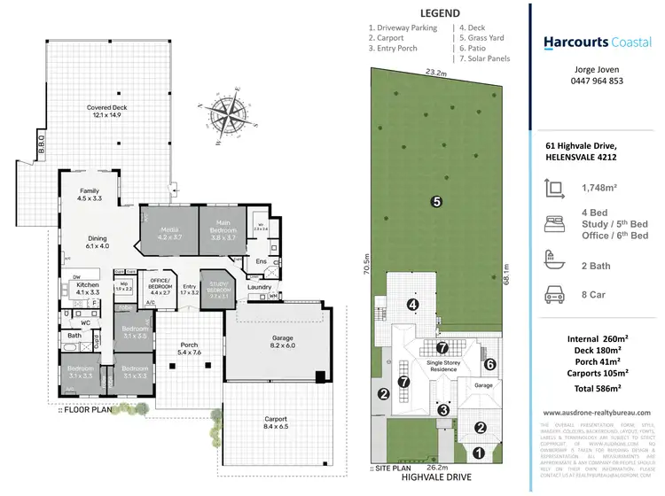 Floorplan of Homely house listing, 61 Highvale Drive, Helensvale QLD 4212