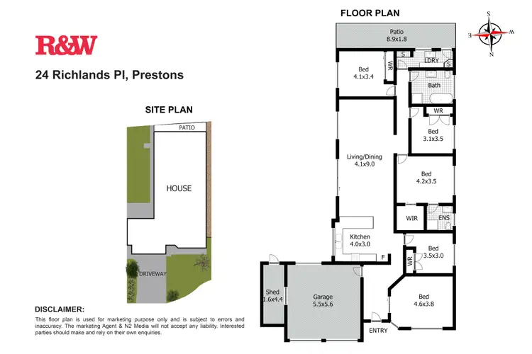 Floorplan of Homely house listing, 24 Richlands Place, Prestons NSW 2170