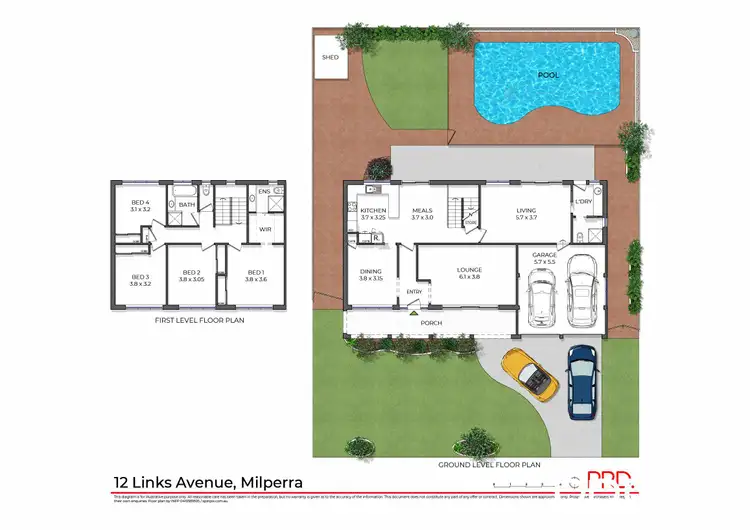 Floorplan of Homely house listing, 12 Links Avenue, Milperra NSW 2214