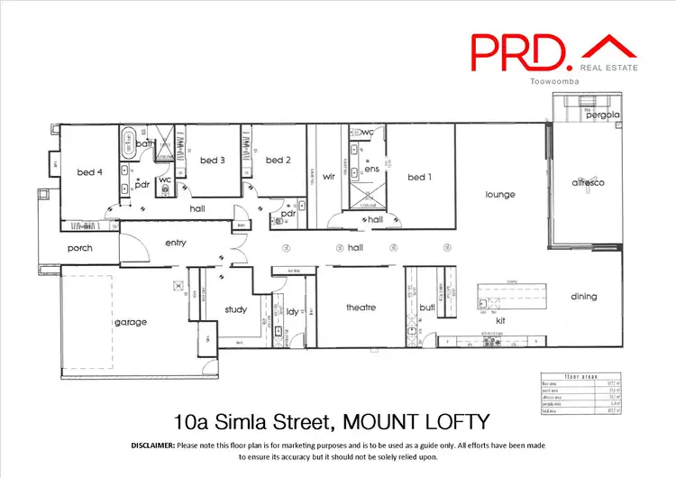 Floorplan of Homely house listing, 10a Simla Street, Mount Lofty QLD 4350