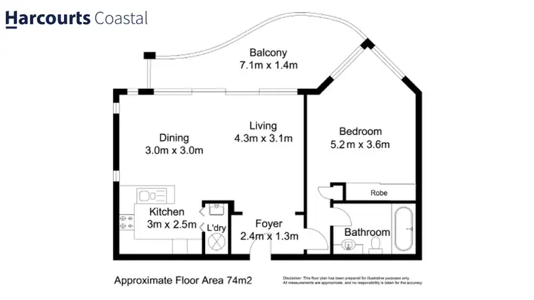 Floorplan of Homely house listing, 1801/24-26 Queensland Avenue, Broadbeach QLD 4218