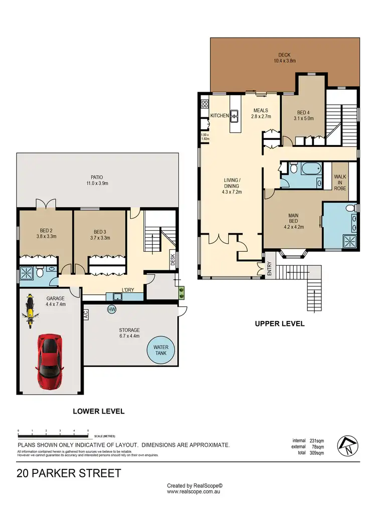 Floorplan of Homely house listing, 20 Parker Street, Newmarket QLD 4051