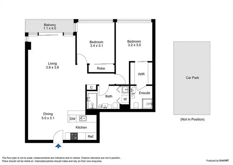 Floorplan of Homely apartment listing, 139/173 City Road, Southbank VIC 3006