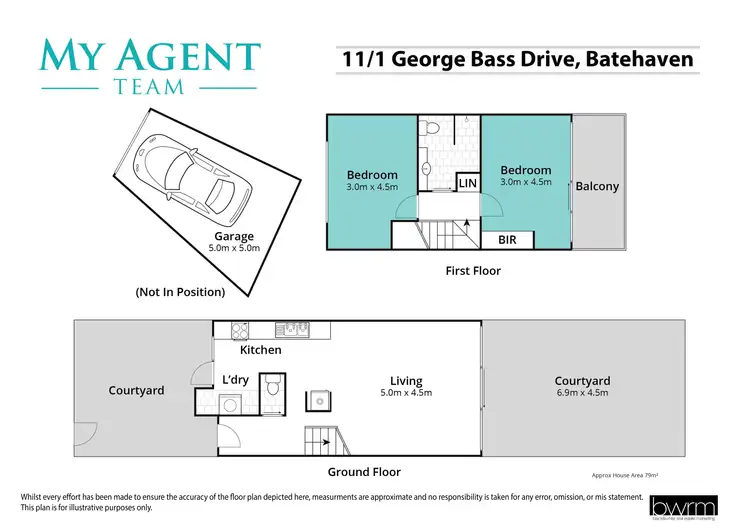 Floorplan of Homely unit listing, 11/1 George Bass Drive, Batehaven NSW 2536