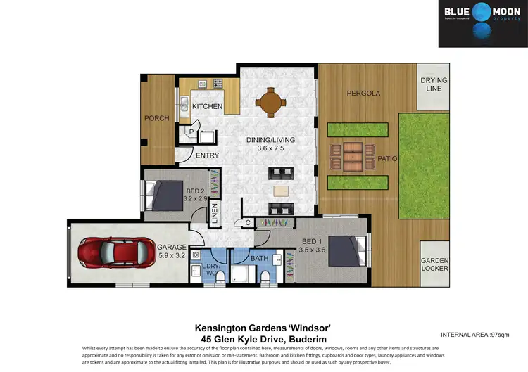 Floorplan of Homely unit listing, 48/45 Glen Kyle Drive, Buderim QLD 4556