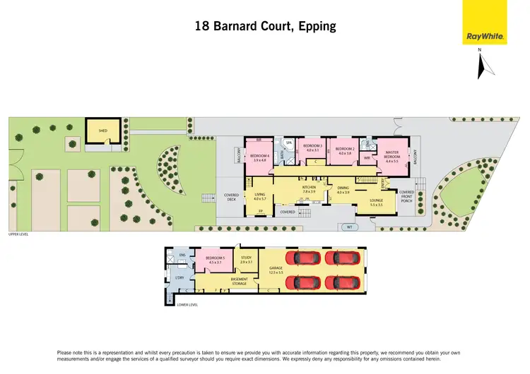 Floorplan of Homely house listing, 18 Barnard Court, Epping VIC 3076