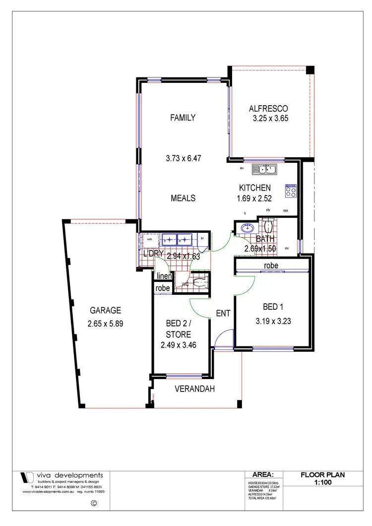 Floorplan of Homely house listing, 1 Stileman Heights, Kardinya WA 6163