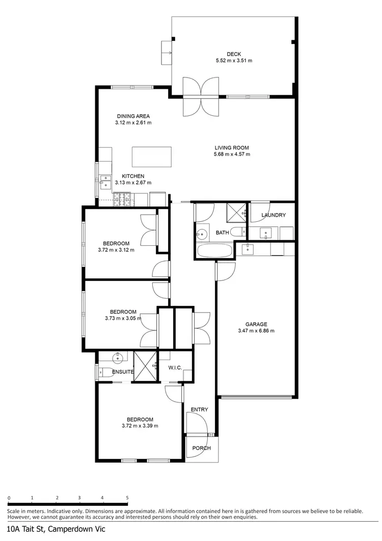 Floorplan of Homely house listing, 10A Tait Street, Camperdown VIC 3260