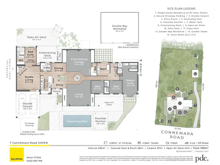 Floorplan of Homely house listing, 7 Connemara Road, Gaven QLD 4211