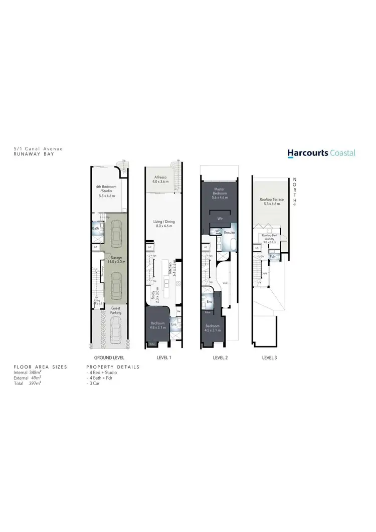Floorplan of Homely house listing, 5/1-3 Canal Avenue, Runaway Bay QLD 4216