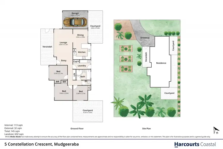 Floorplan of Homely house listing, 5 Constellation Crescent, Mudgeeraba QLD 4213
