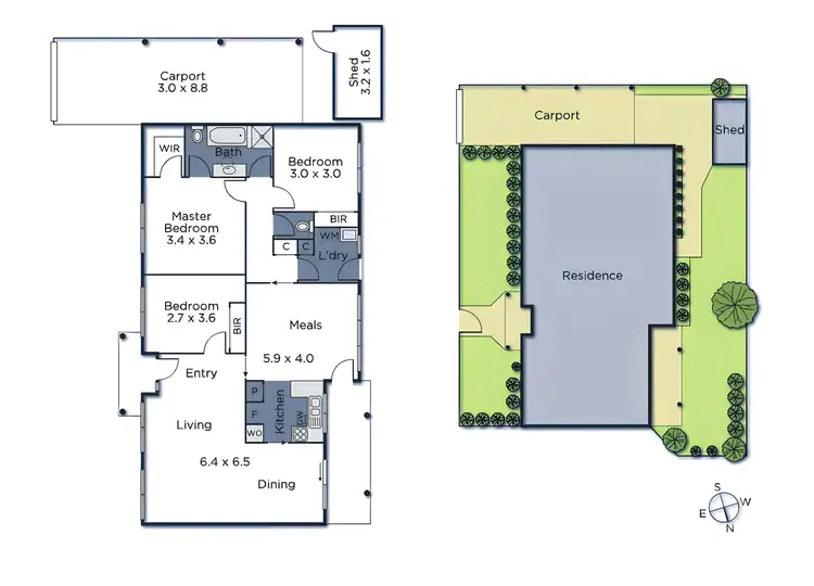 Floorplan of Homely unit listing, 2/228 Burwood Highway, Burwood VIC 3125