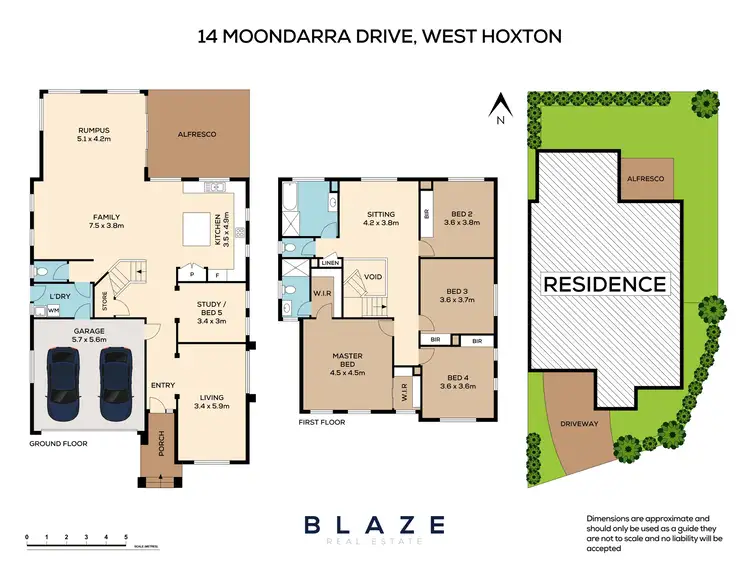 Floorplan of Homely house listing, 14 Moondarra Drive, West Hoxton NSW 2171