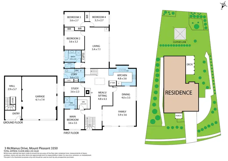 Floorplan of Homely house listing, 3 McManus Drive, Mount Pleasant VIC 3350