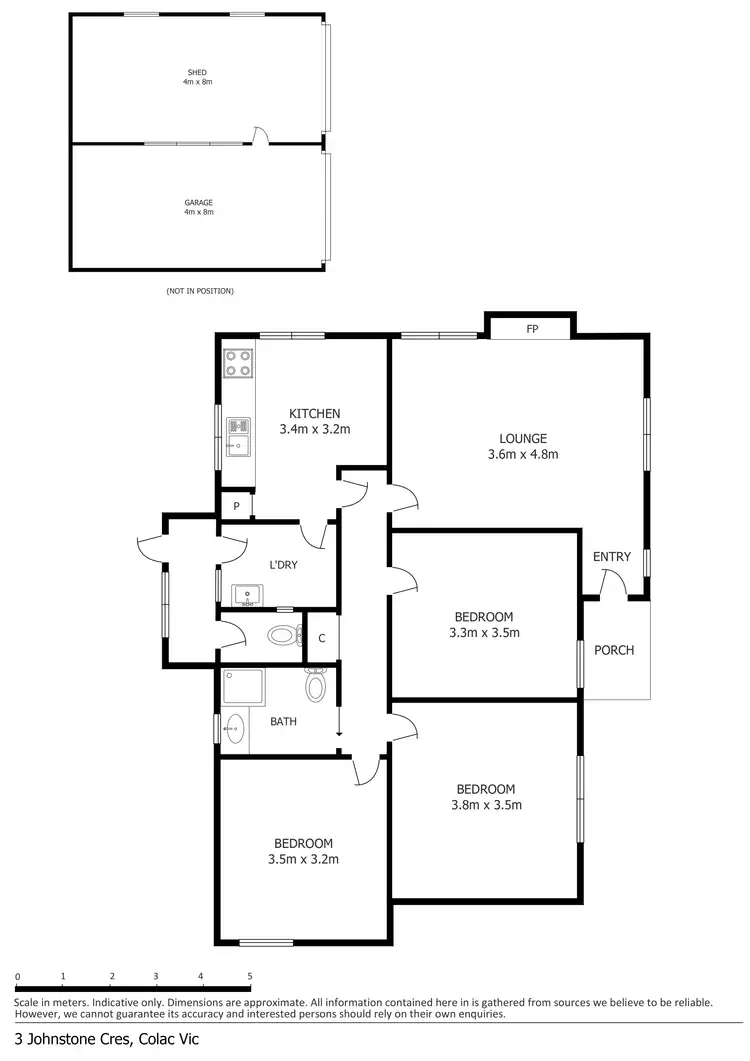 Floorplan of Homely house listing, 3 Johnstone Crescent, Colac VIC 3250