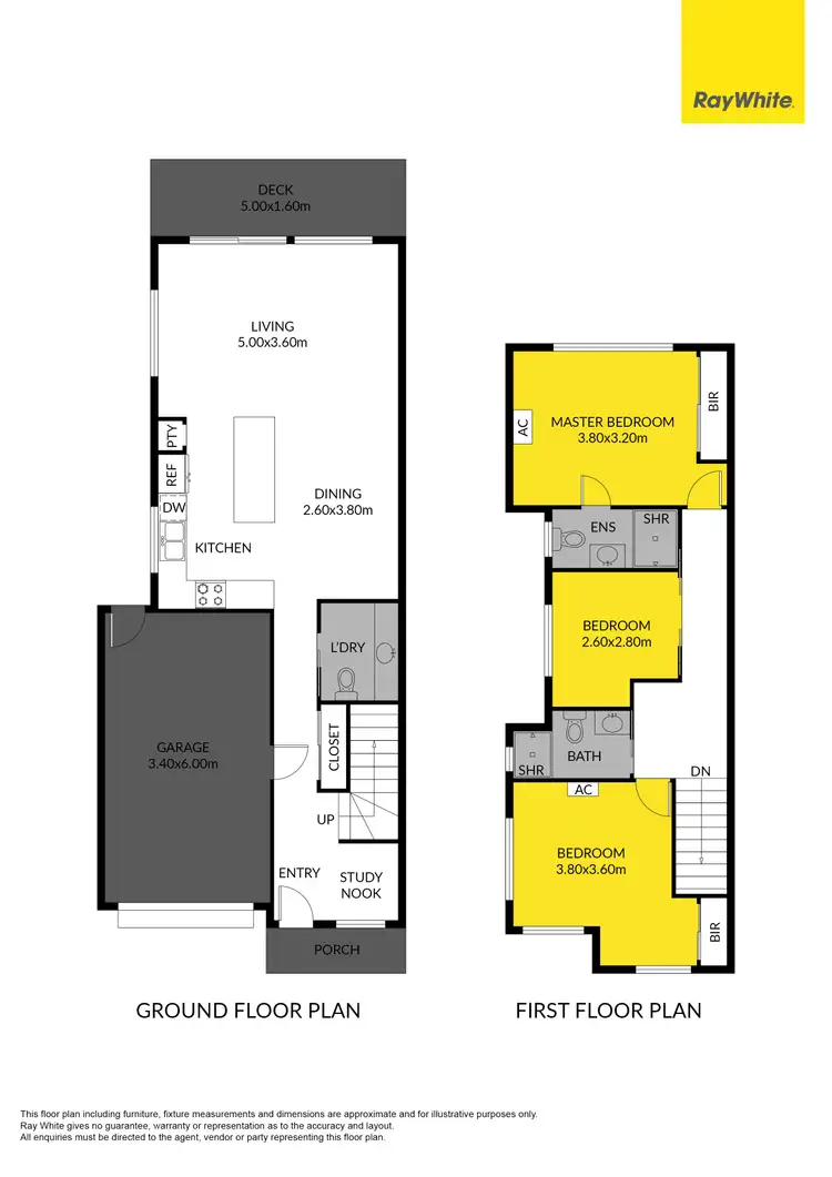 Floorplan of Homely townhouse listing, 2/8 Dawson Avenue, Footscray VIC 3011