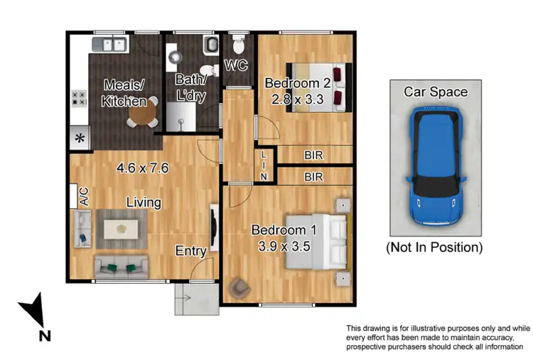 Floorplan of Homely unit listing, 4/9 Brunet Street, Dandenong North VIC 3175