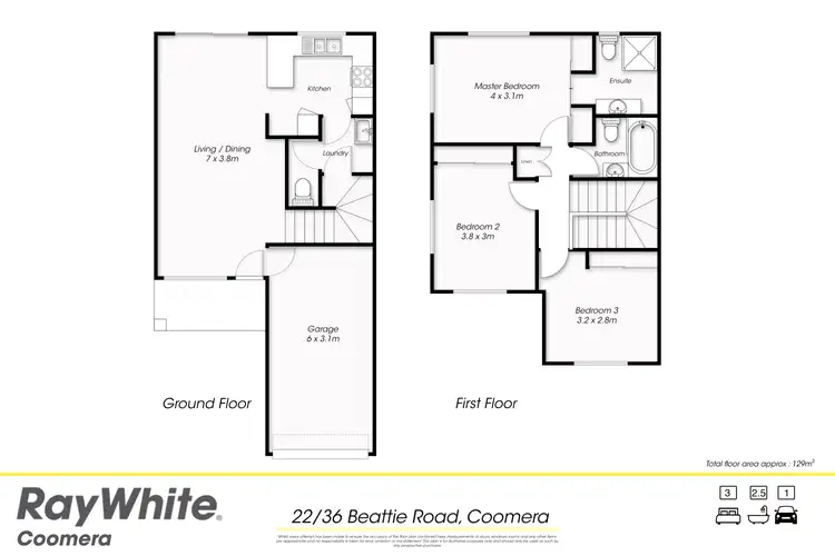 Floorplan of Homely house listing, 22/36 Beattie Road, Coomera QLD 4209