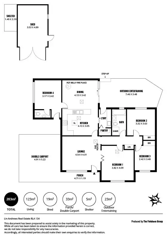 Floorplan of Homely house listing, 318 Hancock Road, Surrey Downs SA 5126