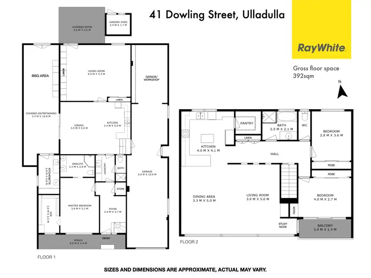Floorplan of Homely house listing, 41 Dowling Street, Ulladulla NSW 2539