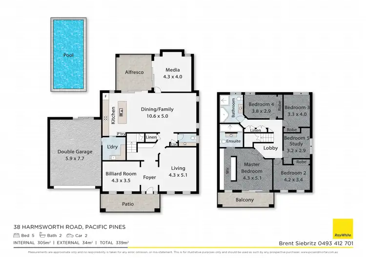Floorplan of Homely house listing, 38 Harmsworth Road, Pacific Pines QLD 4211