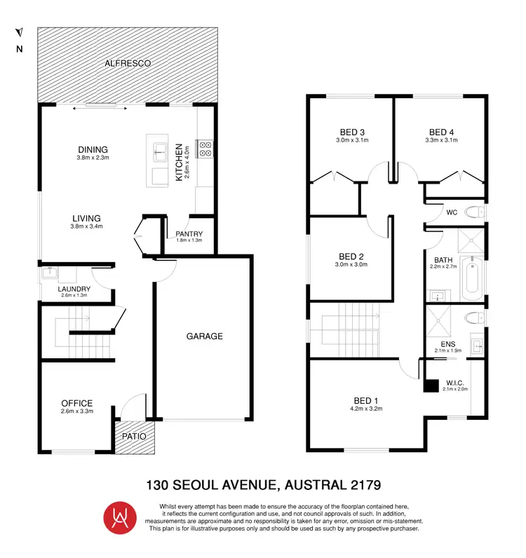 Floorplan of Homely house listing, 130 Seoul Avenue, Austral NSW 2179