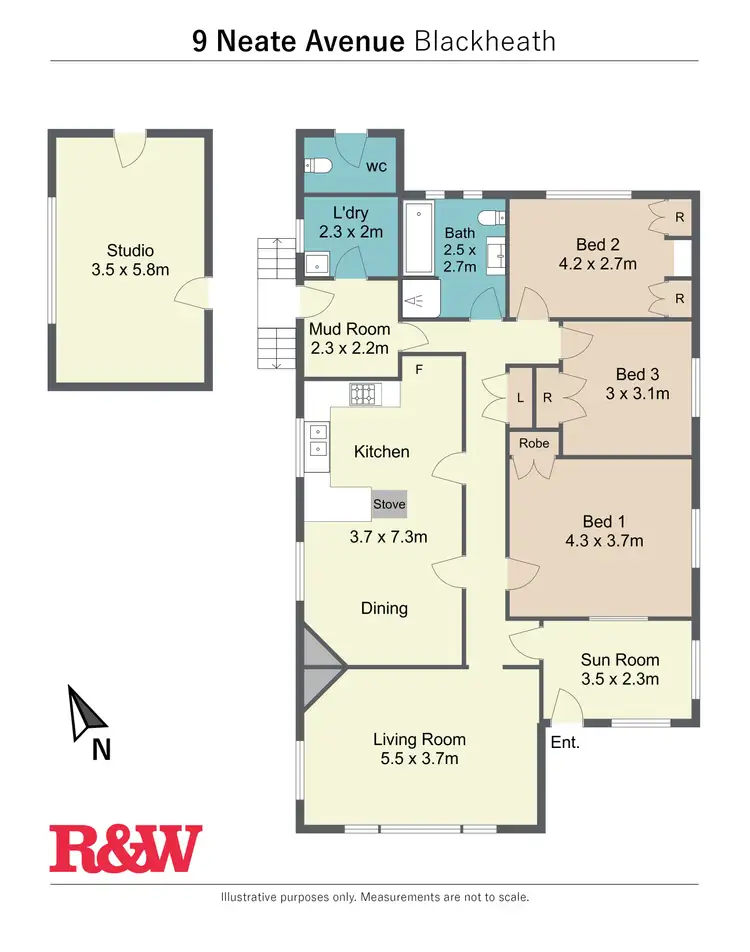 Floorplan of Homely house listing, 9 Neate Avenue, Blackheath NSW 2785