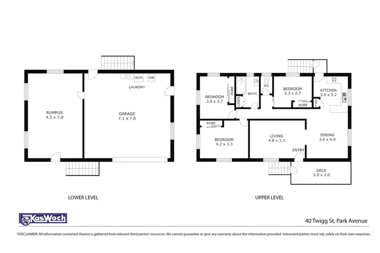 Floorplan of Homely house listing, 40 TWIGG STREET, Park Avenue QLD 4701
