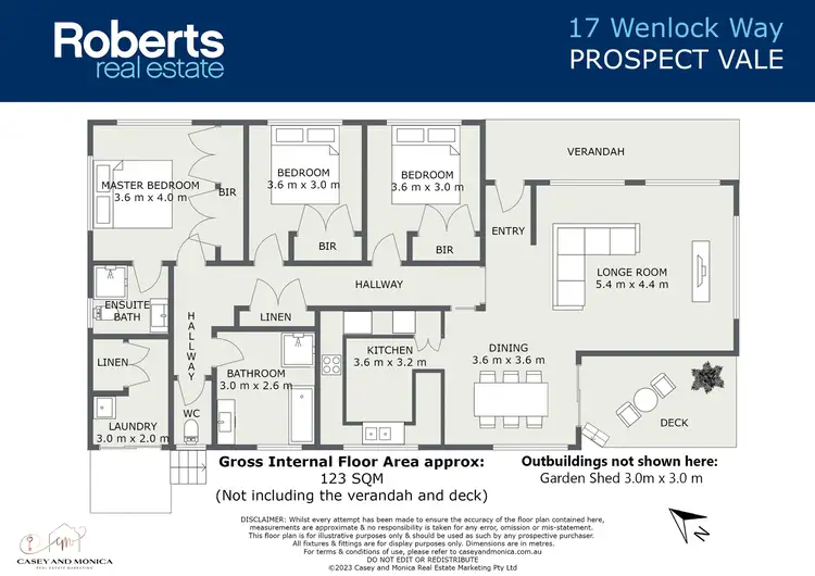 Floorplan of Homely house listing, 17 Wenlock Way, Prospect Vale TAS 7250