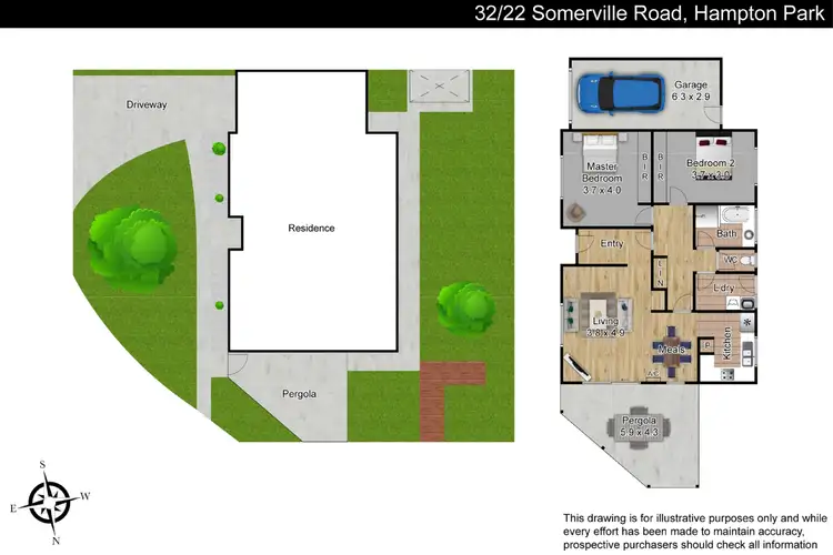 Floorplan of Homely unit listing, 32/22 Somerville Road, Hampton Park VIC 3976