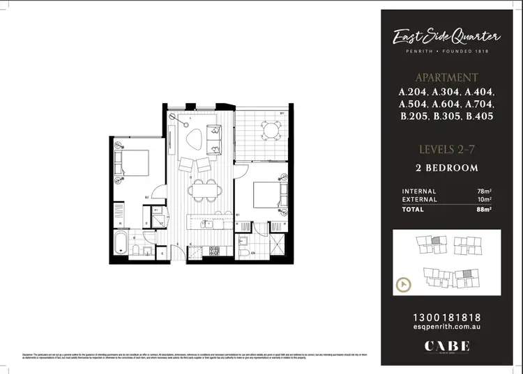 Floorplan of Homely apartment listing, C120/10 Ransley Street, Penrith NSW 2750