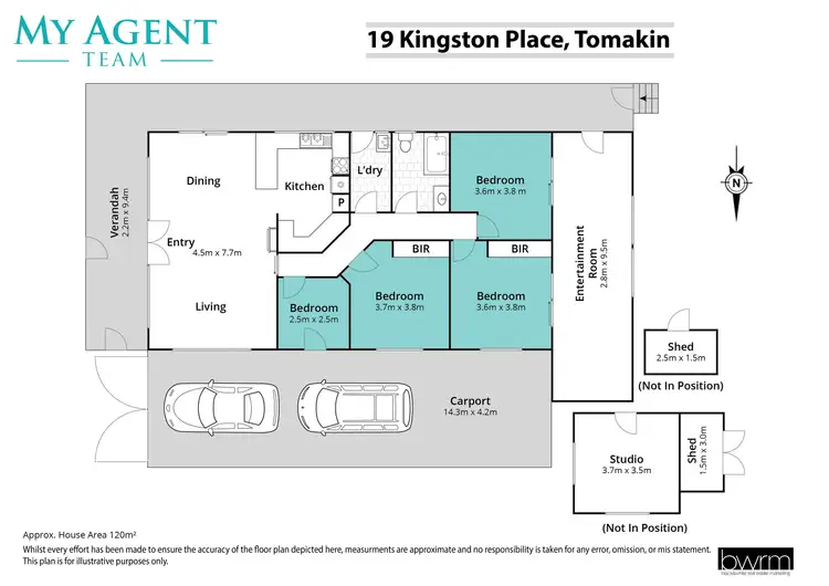 Floorplan of Homely house listing, 19 Kingston Place, Tomakin NSW 2537