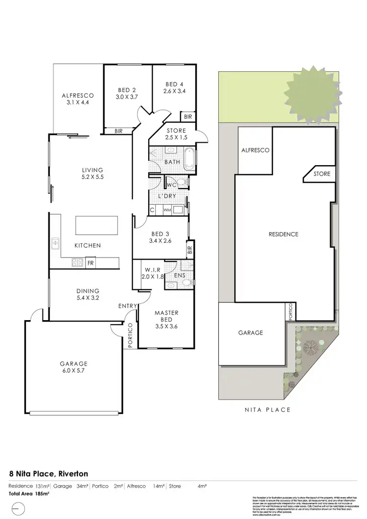 Floorplan of Homely house listing, 8 Nita Place, Riverton WA 6148