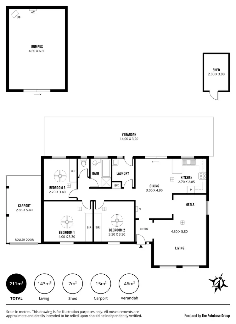 Floorplan of Homely house listing, 8 Banks Road, Woodcroft SA 5162
